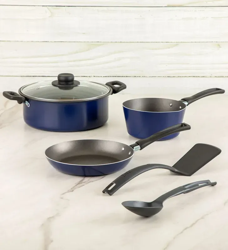 Batería Ekco Classic 18917 Azul 6 piezas | Duraflon® antiadherente