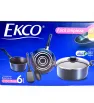 Batería Ekco Classic 18917 Azul 6 piezas | Duraflon® antiadherente