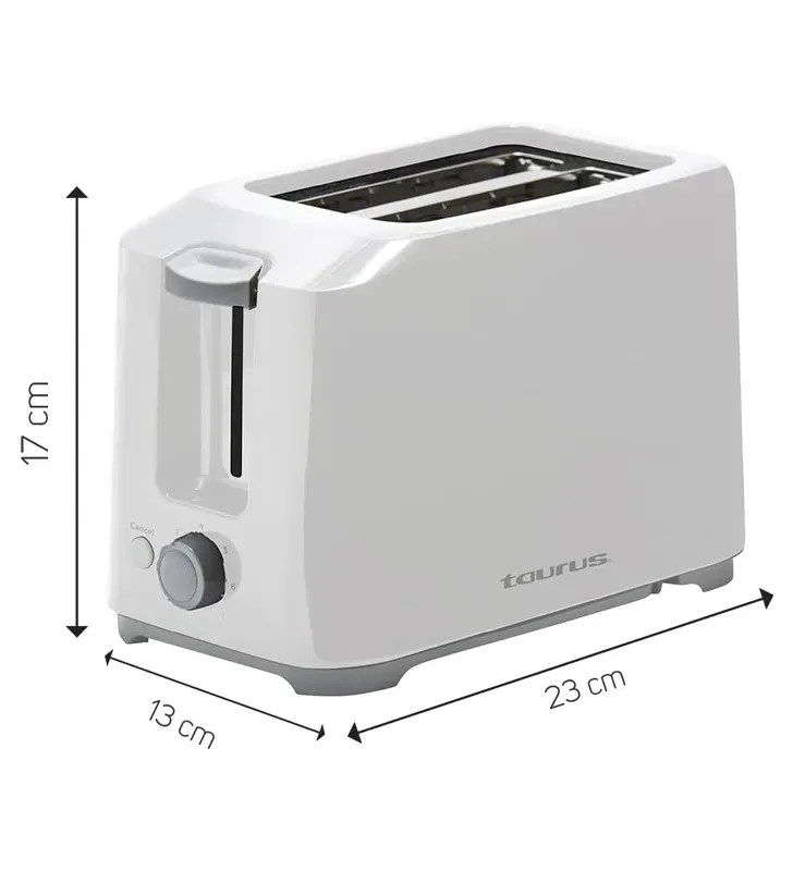 Tostador Taurus Sagitario M96001900 – 2 rebanadas 7 niveles