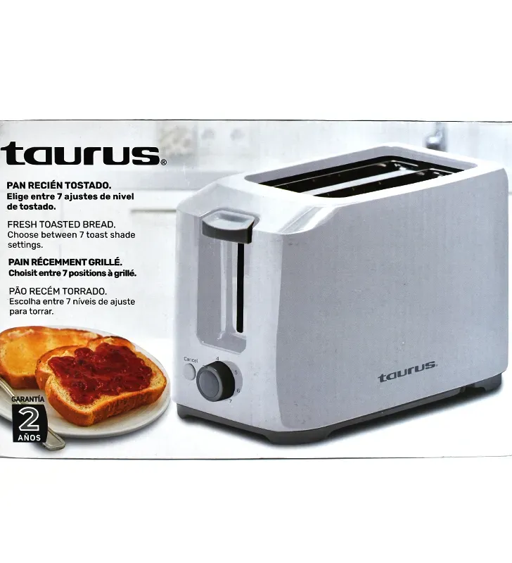 Tostador Taurus Sagitario M96001900 – 2 rebanadas 7 niveles