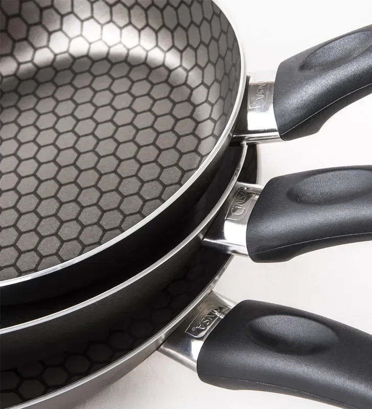Juego sartenes Cinsa Magnífica 20‑24‑30 cm | ThermoCell 5 capas Cinsa