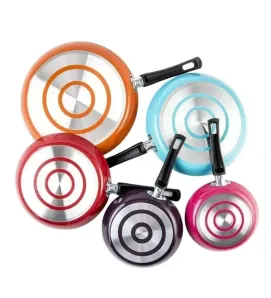 Juego 5 Sartenes Fashion Cook 18‑30 cm + Espátula | Cinsa