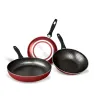 Juego sartenes Cinsa Buenos Aires 20‑26 cm | Aluminio 3 mm, 5 capas antiadherente