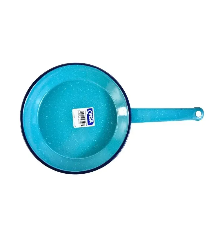 Sartén Cinsa Cónico Nº 24 A.T. · 24 cm de peltre vitrificado