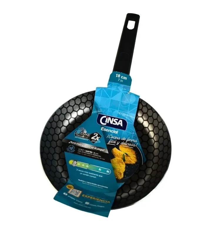 Sartén Cinsa Esencial 18 cm – Anti‑ThermoCell