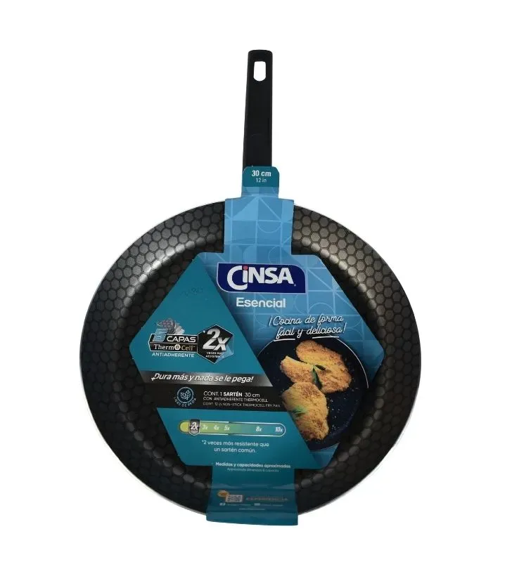 Sartén Cinsa Esencial 30 cm – ThermoCell + Espátula