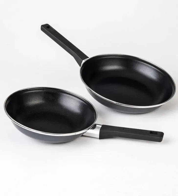 Batería Mega Óptima Negro Grafito con tapas de vidrio