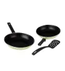 Batería de Cocina Cinsa Pontevedra 11 piezas Verde Manzana