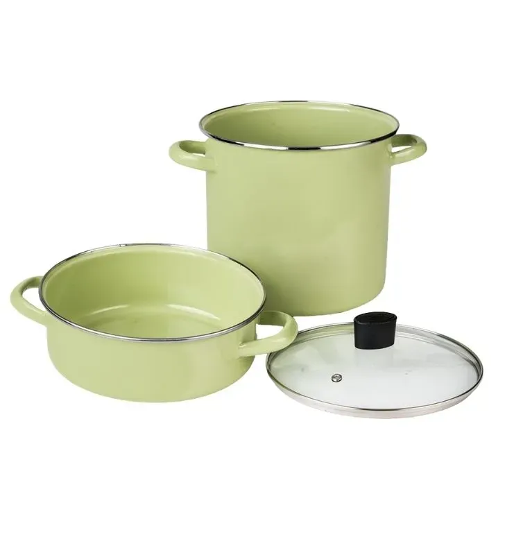 Batería de Cocina Cinsa Pontevedra 11 piezas Verde Manzana