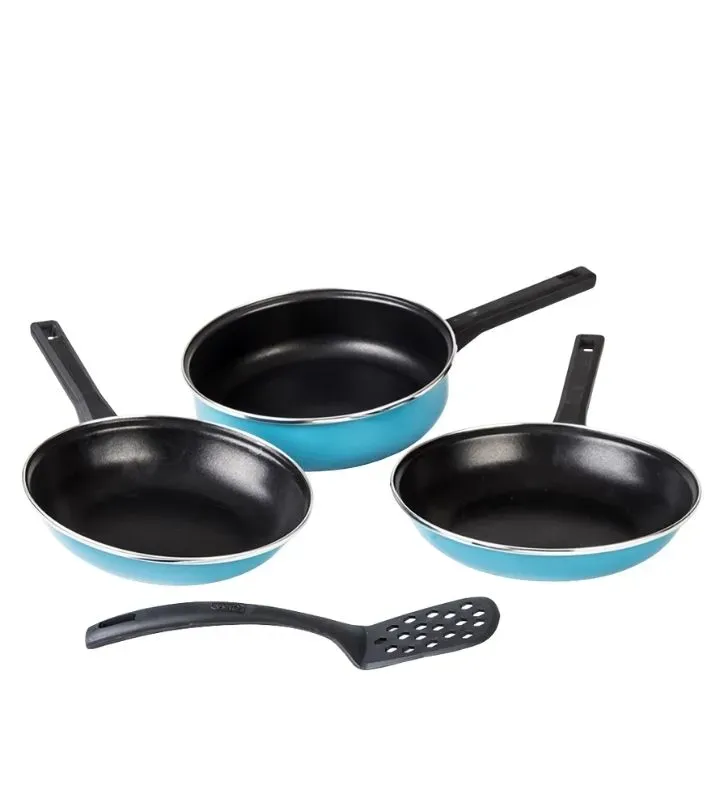 Batería de Cocina Cinsa Pontevedra 11 piezas Azul Praga