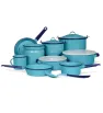 Batería Cinsa Alejandra 14 pzas Azul Turquesa – Peltre Clásica