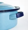 Budinera de Peltre Cinsa 26 cm 5 L Azul Turquesa | Resistente y versátil