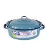 Budinera de Peltre Cinsa 26 cm 5 L Azul Turquesa | Resistente y versátil