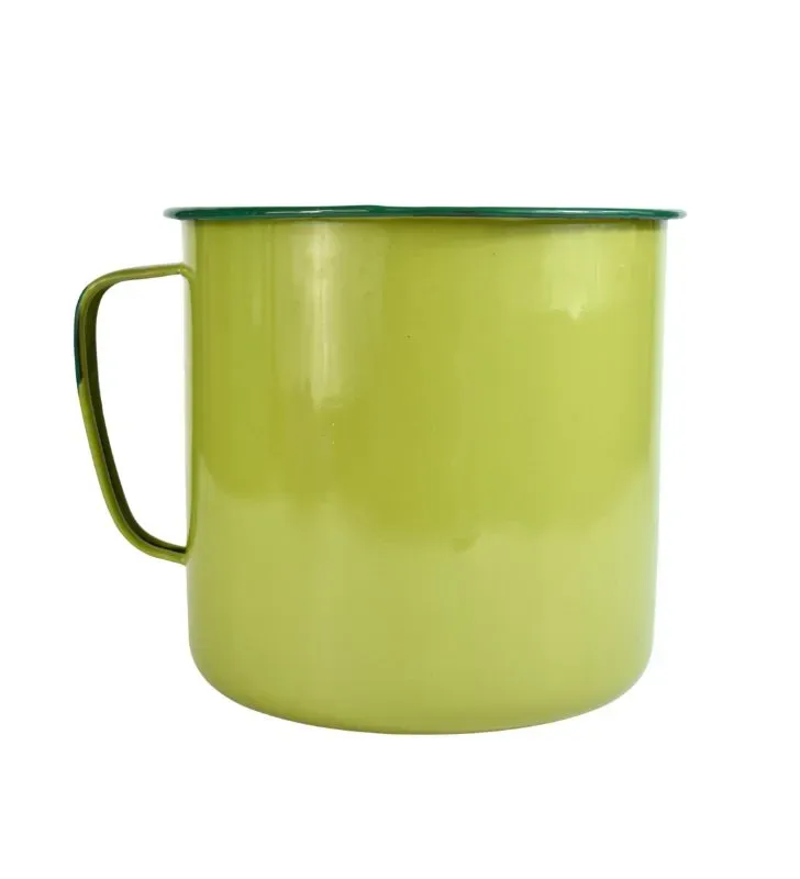 Vaso Hervidor Recto CINSA NUM.18  | Acero Vitrificado | Peltre Clásica