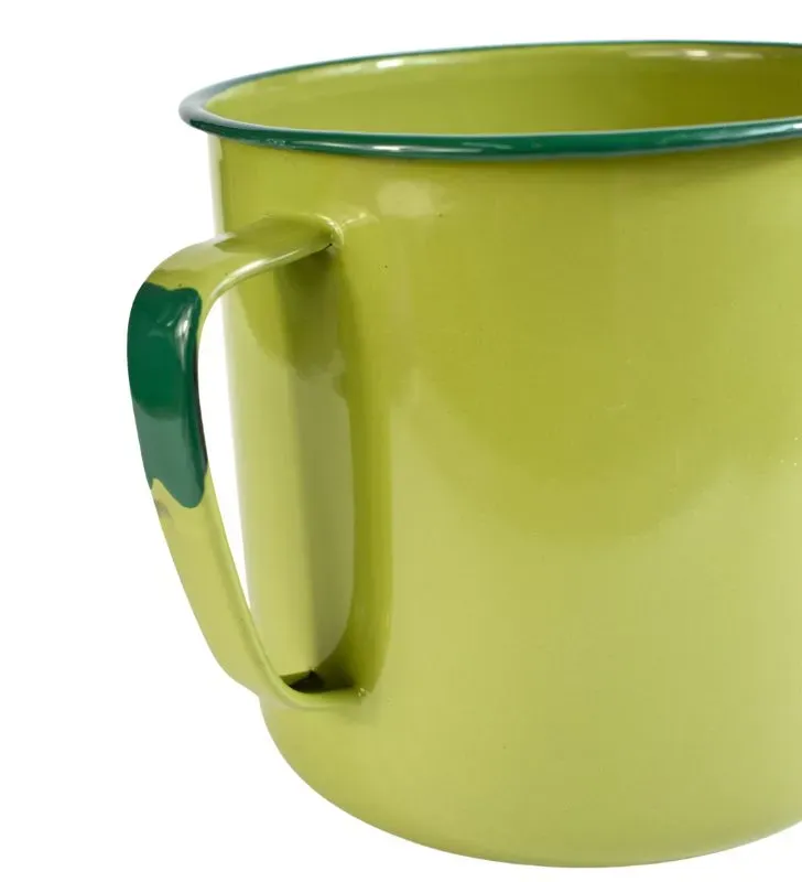 Vaso Hervidor Recto CINSA NUM.18  | Acero Vitrificado | Peltre Clásica