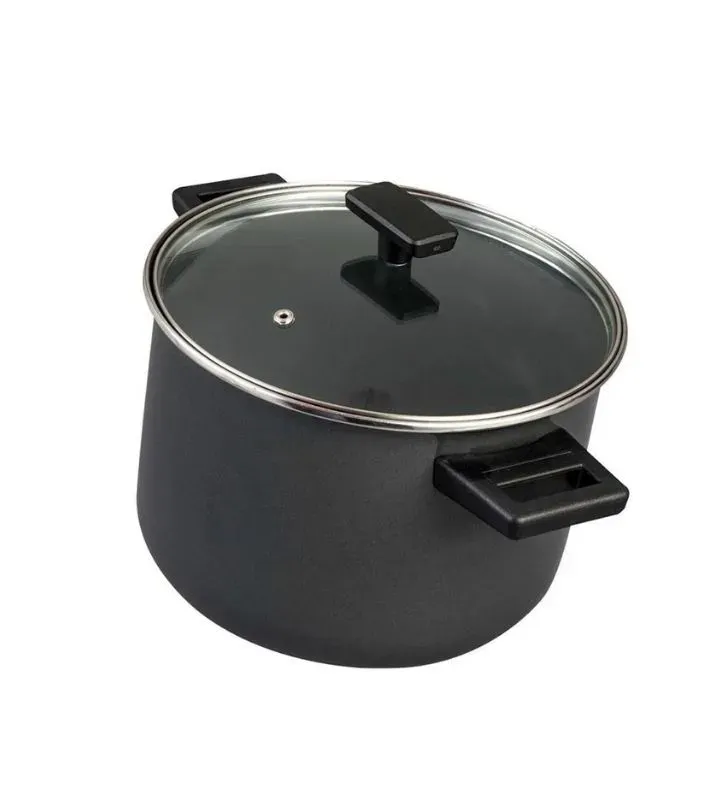 Olla Alta Duramax 24 cm – 7.8 L Cinsa | Duramax + Tapa de Vidrio