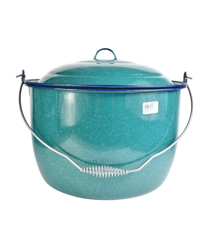 Olla Convexa 30 cm Cinsa Azul Turquesa – 13.1 L con Tapa