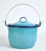 Olla Convexa Cinsa 16 cm – 2.1 L Azul Turquesa con Tapa