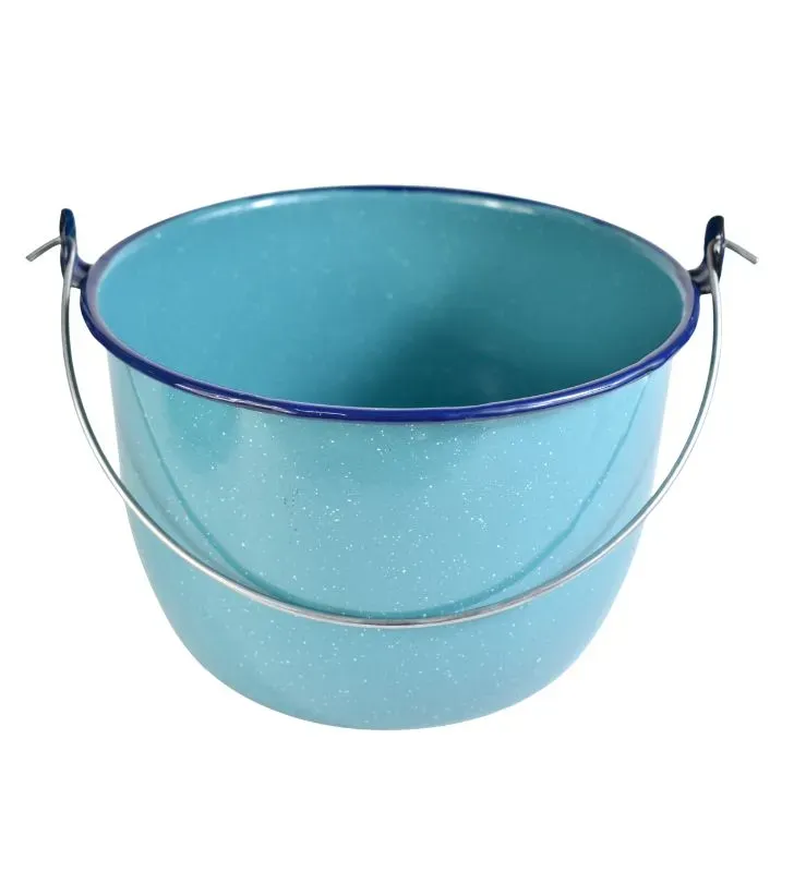Olla Convexa Cinsa 22 cm – 6 L Azul Turquesa con Tapa