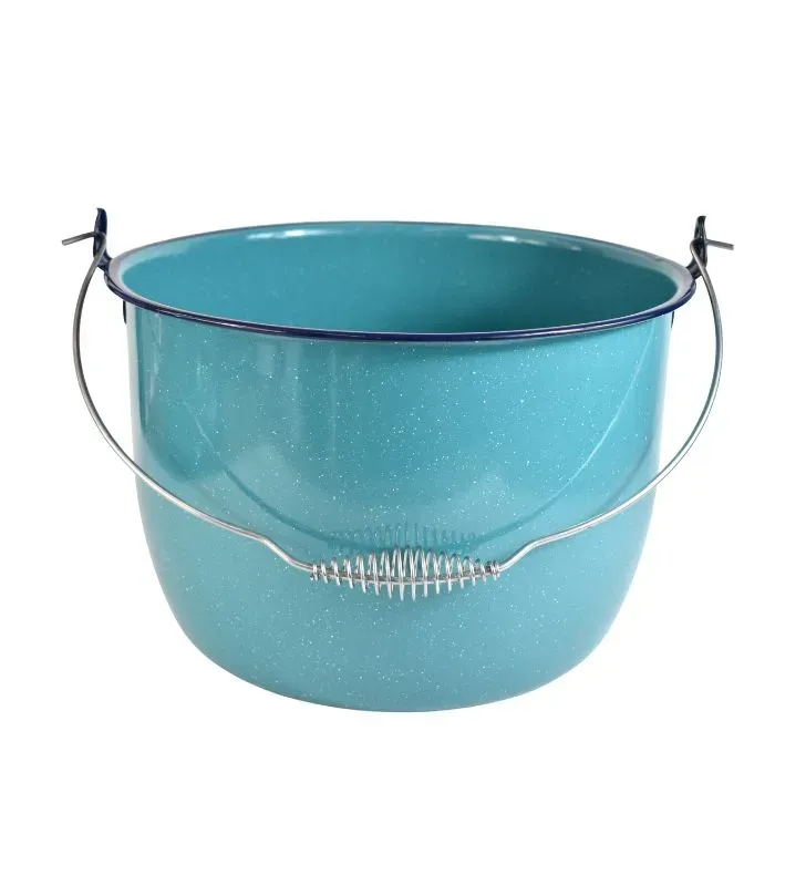 Olla Convexa Cinsa 30 cm – 13.1 L Azul Turquesa con Tapa