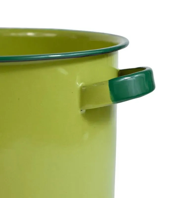Olla Recta Cinsa 26 cm – 9 L Verde Milán con Tapa