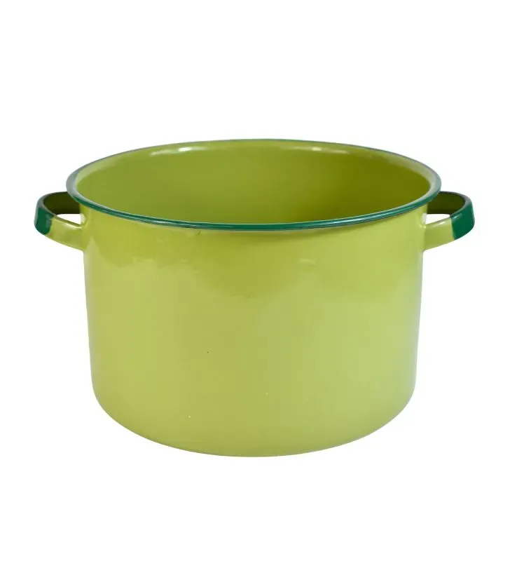 Olla Recta Cinsa 26 cm – 9 L Verde Milán con Tapa