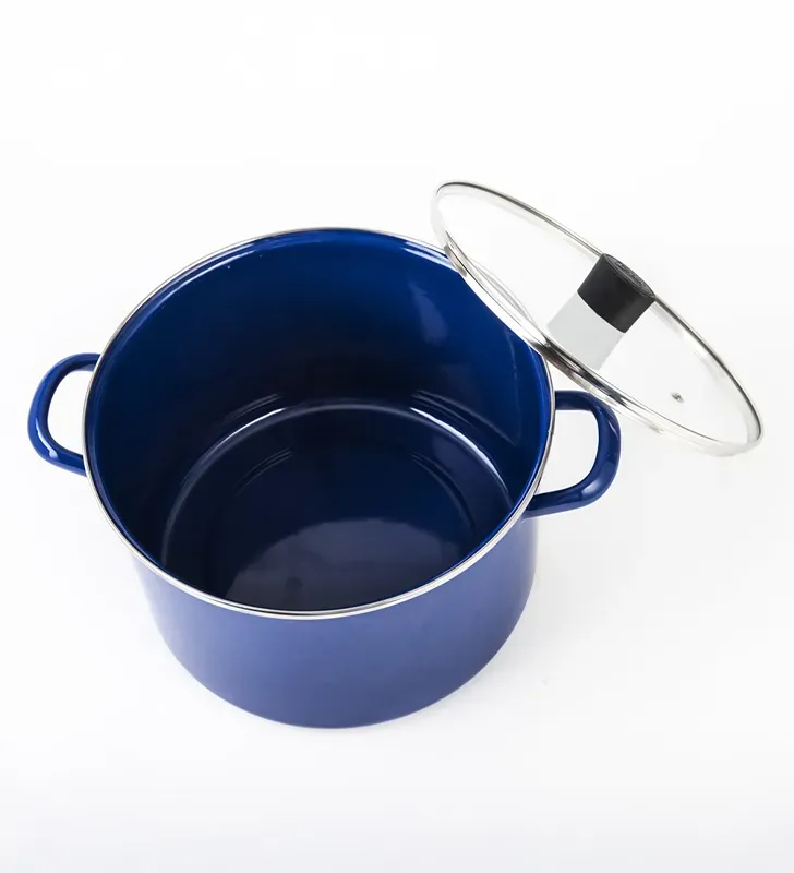 Olla Caldos Cinsa Práctica 26 cm – 9 L Azul Turquesa con Tapa Vidrio