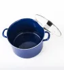 Olla Caldos Cinsa Práctica 26 cm – 9 L Azul Turquesa con Tapa Vidrio