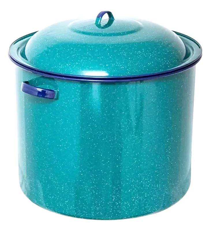 Olla Recta Jumbo 42 cm – 44 L Cinsa Peltre Verde Aqua