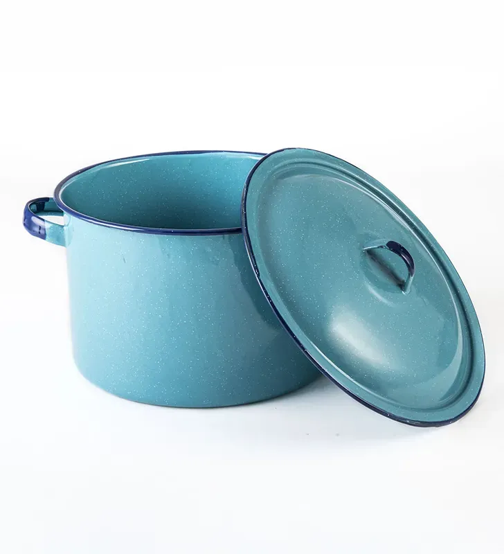 Olla Recta Cinsa 26 cm – 9 L Azul Turquesa con Tapa