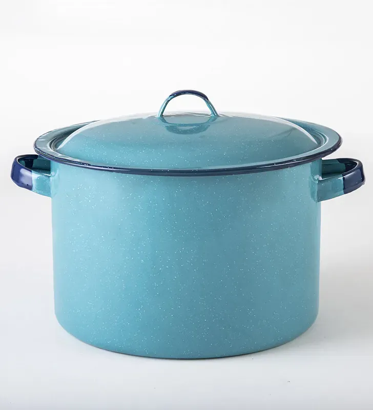 Olla Recta Cinsa 26 cm – 9 L Azul Turquesa con Tapa