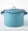 Olla Recta Cinsa 26 cm – 9 L Azul Turquesa con Tapa