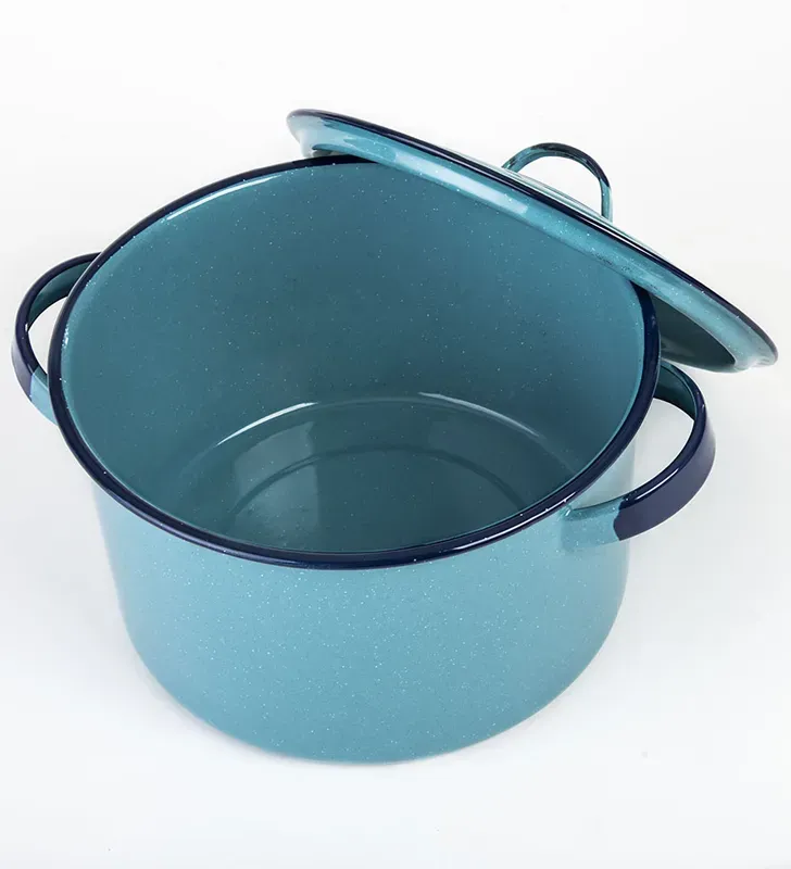 Olla Recta Cinsa 22 cm – 5.5 L Azul Turquesa con Tapa