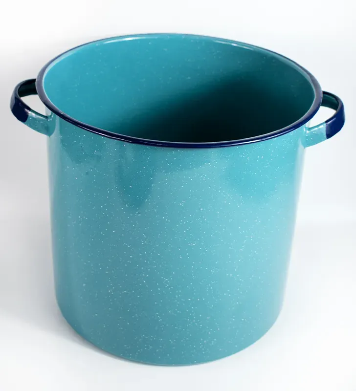 Olla Recta Cinsa 28 cm – 14 L Azul Turquesa con Tapa