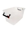 Caja Plástica Córdoba 10 L Transparente con Tapa – Organización Segura