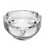 Cenicero Triangular Crisa 7.6 cm | Vidrio Transparente