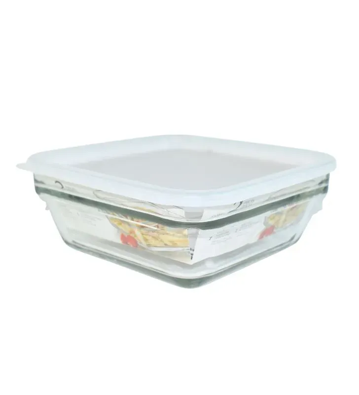 Recipiente Cuadrado Libbey Save ’n Store 1.6 L – Vidrio con Tapa