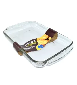 Bandeja Refractario Rectangular Lunita 3.2 L | Crisa