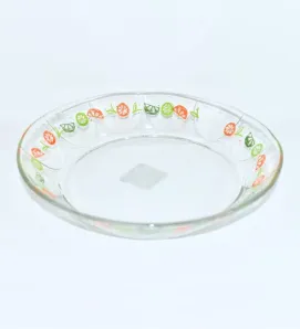 Plato Crisa Arco Cítricos 20.5 cm – Vidrio Decorado