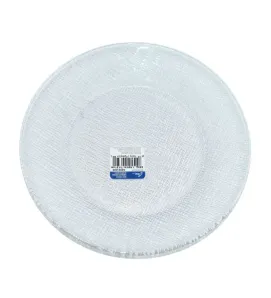 Plato Pastel Crisa Yute 19 cm | Vidrio Texturizado