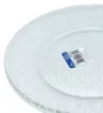 Plato Pastel Crisa Yute 19 cm | Vidrio Texturizado