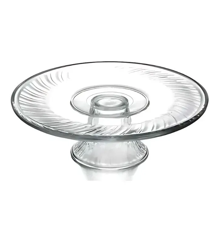Plato Pastelero de Vidrio con Base Selene 31 cm Libbey Modelo 7696
