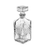 Licorera Cuadrada Rodas Grande Vittori | Vidrio Elegante