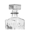Licorera Cuadrada Rodas Grande Vittori | Vidrio Elegante