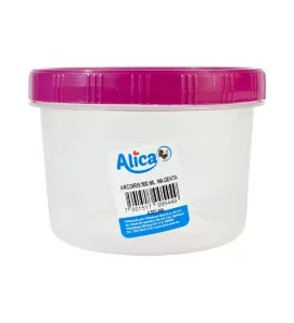 Topper Alica Arcoíris 500 ml – Tapa Rosca Colorida