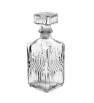 Licorera Cuadrada Rodas Grande Vittori | Vidrio Elegante