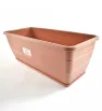 Maceta Rectangular Pequeña Arplasa – Terracota con Plato