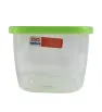 Recipiente Hermético Cuadrado Arplasa 1 L – Tapa de Colores