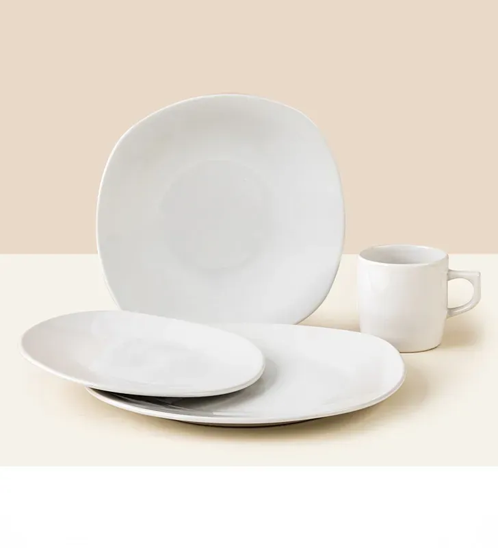 Vajilla Santa Anita Antartic 16 pzas – Para 4 personas Contemporary Stoneware