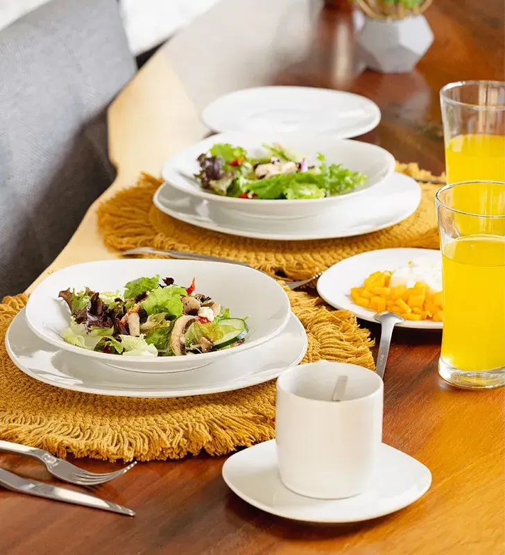 Vajilla Santa Anita Antartic 16 pzas – Para 4 personas Contemporary Stoneware